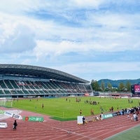 Photo taken at City Light Stadium by 八代 真. on 10/1/2023