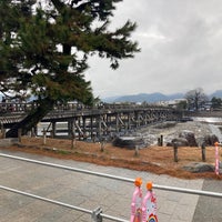 Photo taken at Arashiyama by どこも on 1/14/2023