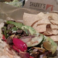 Photo taken at Sharky&amp;#39;s Woodfired Mexican Grill by Frank M. on 2/14/2018