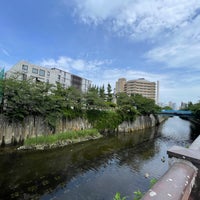 Photo taken at 目黒川船入場 by 月 星. on 5/28/2023