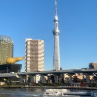 Photo taken at Azumabashi Bridge by Mel on 12/23/2023