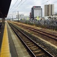 Photo taken at Okazaki Station by June K. on 12/12/2015