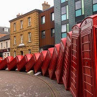 Photo taken at &amp;quot;Out of Order&amp;quot; David Mach Sculpture (Phoneboxes) by Lama on 5/22/2022