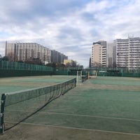 Photo taken at 汐入公園テニスコート by 一朗 新. on 12/29/2022