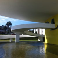 Photo taken at Oscar Niemeyer Museum (MON) by Mônica M. on 5/4/2013