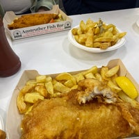 Photo taken at Anstruther Fish Bar by Josh P. on 1/5/2024