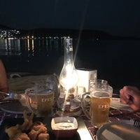 Photo taken at Kiyi Beach &amp;amp; restaurant by Tansu B. on 8/13/2019