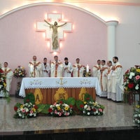 Photo taken at Paróquia Santa Teresinha do Menino Jesus by Jefferson M. on 10/1/2012