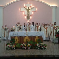 Photo taken at Paróquia Santa Teresinha do Menino Jesus by Jefferson M. on 10/1/2012