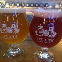 Photo taken at 38 State Brewing Company by Angie L. on 7/8/2018