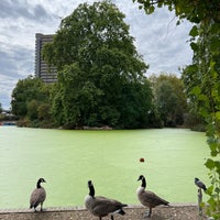 Photo taken at Southwark Park by Elaine Y. on 8/21/2022