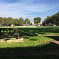 Photo taken at Vincent Square Playing Fields by Bill C. on 10/11/2015