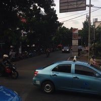 Photo taken at Halte TransJakarta S Parman Podomoro City by Om A. on 5/8/2014
