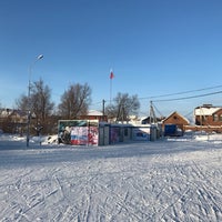 Photo taken at Стадион «Снежинка» by Andrey on 2/10/2019