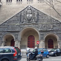 Photo taken at Église Saint-Pierre-de-Chaillot by ERKAN S. on 2/1/2018