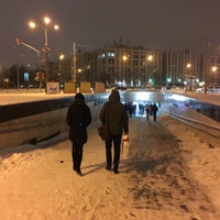 Photo taken at Подземный переход у метро «Улица 1905 года» by Igor K. on 2/4/2018