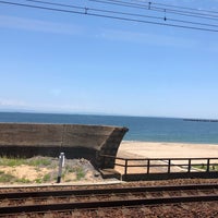 Photo taken at Sumakaihinkōen Station by Tomy T. on 6/24/2019