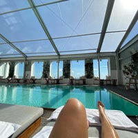 Photo taken at The Pool at Mondrian Hotel by Tracy S. on 2/29/2020