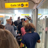 Photo taken at Gate 18 by Anthony J. on 7/8/2019