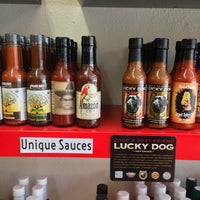 Photo taken at HEAT Hot Sauce Shop by Ira S. on 3/30/2013