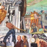 Photo taken at Diego Rivera Pan American Unity mural CCSF by Ira S. on 10/10/2014