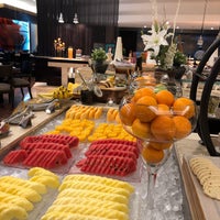 Photo taken at Gulf Hotel - Al Waha Restaurant by 🫶🏻 on 7/27/2019