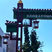 Photo taken at Koreatown Sign by Robin D. on 8/19/2019