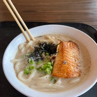 Photo taken at U:Don Fresh Japanese Noodle Station by Tasha H. on 4/15/2023