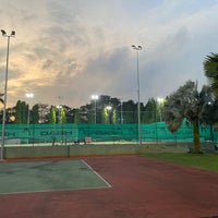 Photo taken at CCAB Tennis Courts by Jonathan F. on 4/9/2022