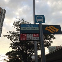 Photo taken at Bus Stop 19019 (Opp Blk 19A CP) by Miyuki on 8/16/2013