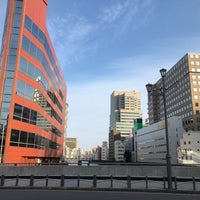 Photo taken at 湊橋 by 零阪 麻. on 3/7/2022