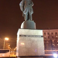 Photo taken at Памятник генералу Черняховскому by Ramil B. on 11/15/2012