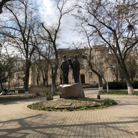 Photo taken at Памятник Кириллу и Мефодию by Елена С. on 3/16/2019