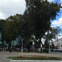 Photo taken at Памятник Пушкину by zcnmmr on 9/10/2015
