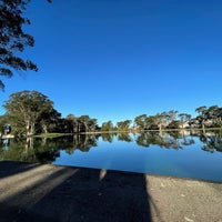 Photo taken at Spreckels Lake by Danielle C. on 10/24/2022