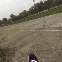 Photo taken at Стадион «Локомотив» by Emilliia A. on 9/23/2016