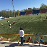 Photo taken at Стадион «Локомотив» by Emilliia A. on 5/21/2016