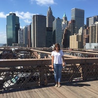 Photo taken at Brooklyn Bridge by Eylül Y. on 9/7/2016