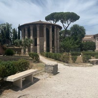 Photo taken at Tempio di Ercole Vincitore by Liam L. on 6/25/2022