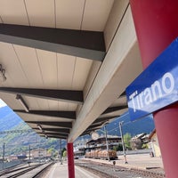Photo taken at Stazione Tirano (RFI) by Mikko C. on 4/19/2022