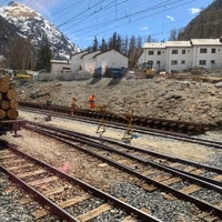 Photo taken at Bahnhof Pontresina by saw peng e. on 4/19/2022