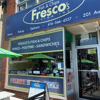 Photo taken at Fresco&amp;#39;s Fish &amp;amp; Chips by Josh A. on 8/4/2019
