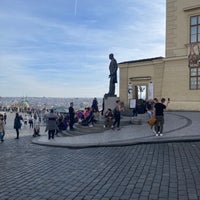 Photo taken at Statue of Tomáš Garrigue Masaryk by Helen U. on 10/23/2022