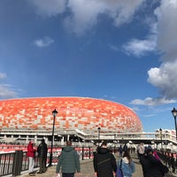 Photo taken at Mordovia Arena by Dmitry L. on 4/5/2021