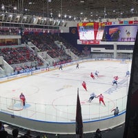 Photo taken at CSKA Ice Palace by Dmitry L. on 1/26/2020