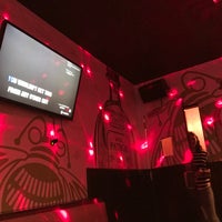 Photo taken at OffKey Karaoke Lounge &amp;amp; Suites by Jordan B. on 10/14/2016