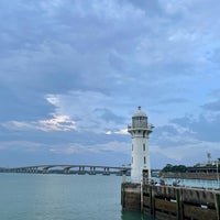 Photo taken at Johore Strait Lighthouse by Carrie Z. on 3/25/2023