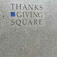 Photo taken at Thanks-Giving Square by KickRocks84 on 4/30/2024