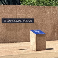 Photo taken at Thanks-Giving Square by KickRocks84 on 4/29/2024