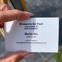 Photo taken at Brasserie De Post by Christel Helena T. on 8/29/2022